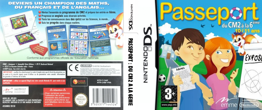 Passeport du CM2 a la 6eme — box-texture (FR)