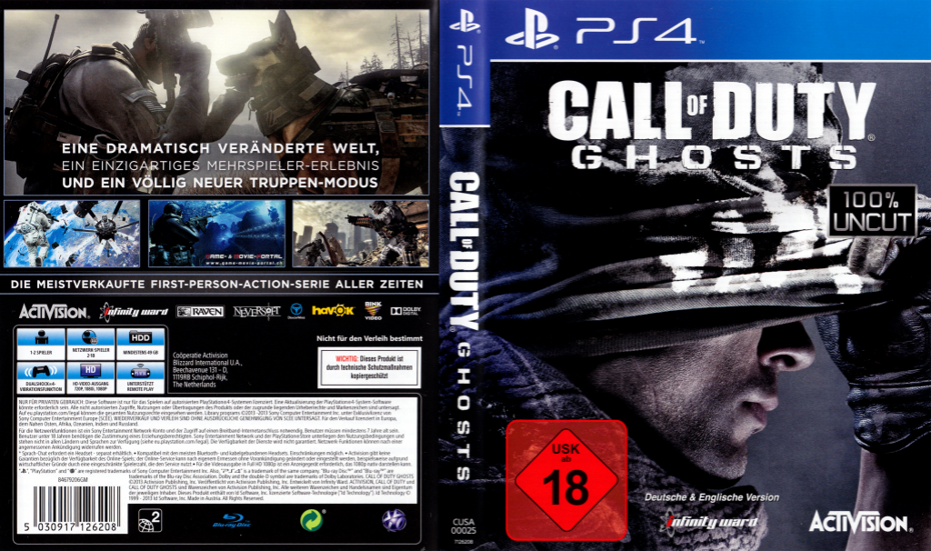 Call of Duty - Ghosts — box-texture (DE)