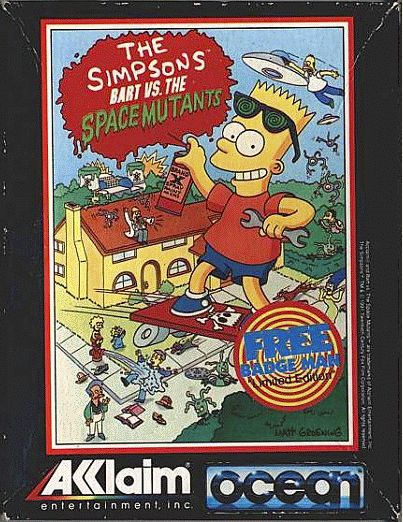 Simpsons - Bart Vs. The Space Mutants, The box art