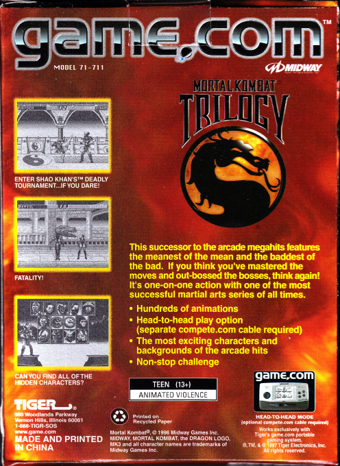 Mortal Kombat Trilogy — box-2D-back (US)