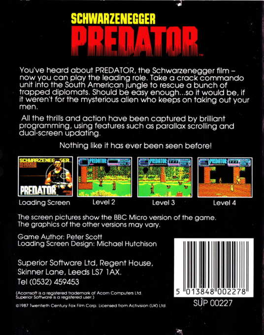 Predator — box-2D-back (EU)