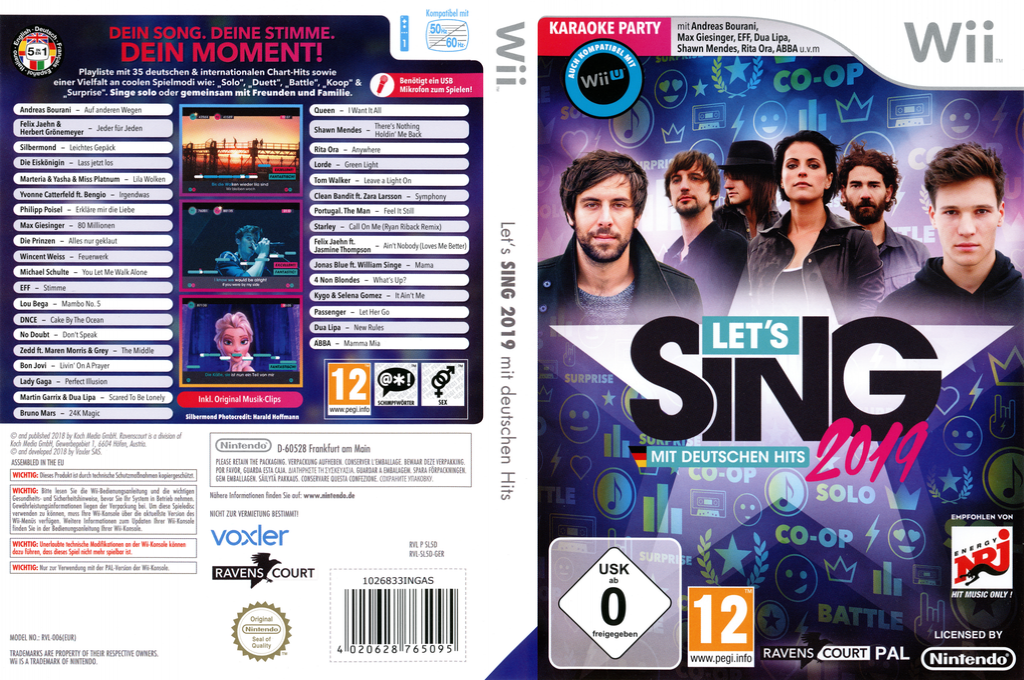Let's Sing 2019 - Mit Deutschen Hits — box-texture (EU)