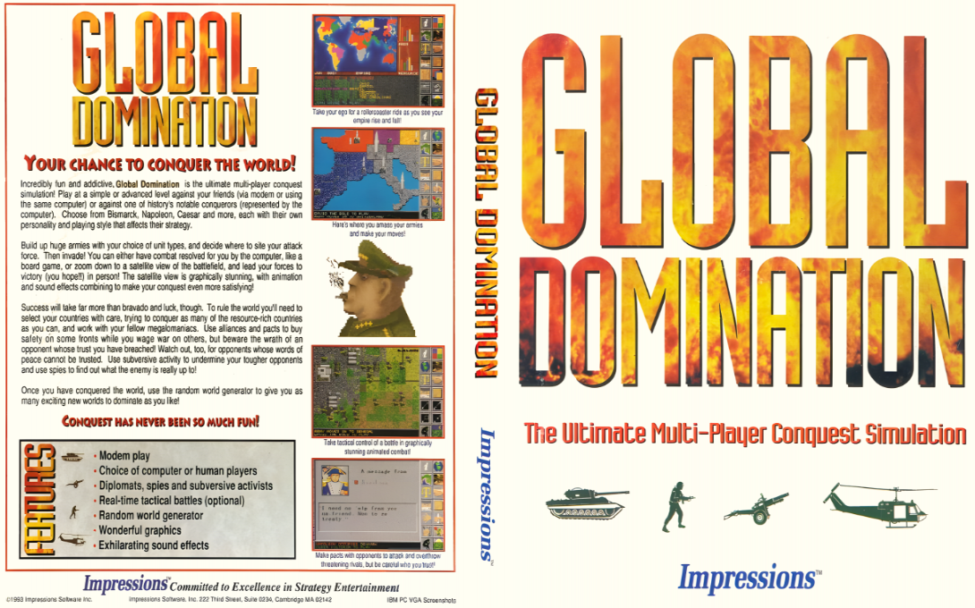 Global Domination — box-texture (US)