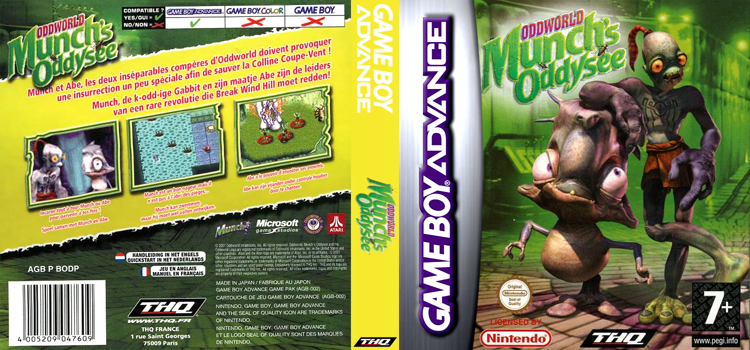 Oddworld - Munch's Oddysee — box-texture (EU)