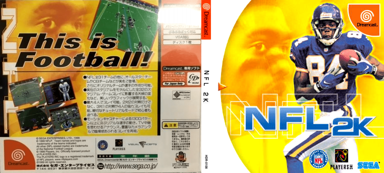 NFL 2K — box-texture (JP)