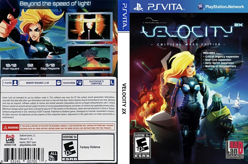 Velocity 2X — box-texture (US)