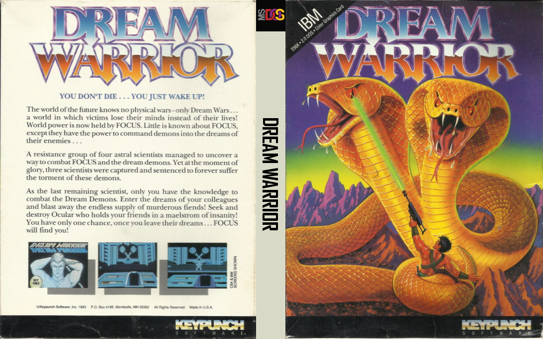 Dream Warrior — box-texture (US)