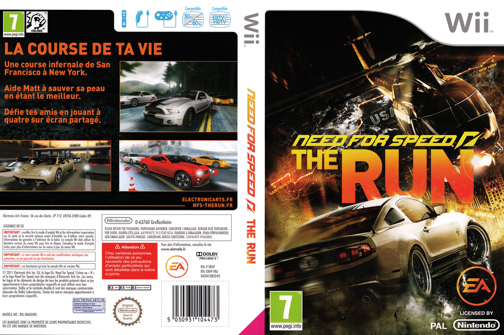 Need for Speed - The Run — box-texture (FR)
