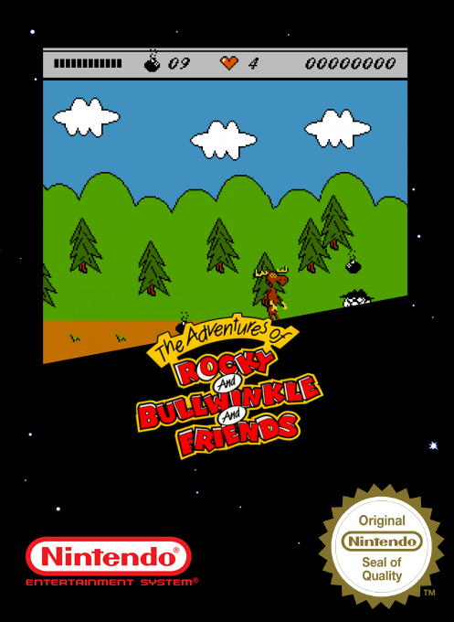Adventures of Rocky and Bullwinkle and Friends, The — box-2D (SS)