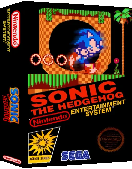 Sonic The Hedgehog — box-3D (WOR)