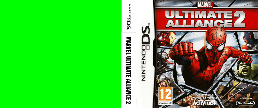 Marvel - Ultimate Alliance 2 — box-texture (FR)