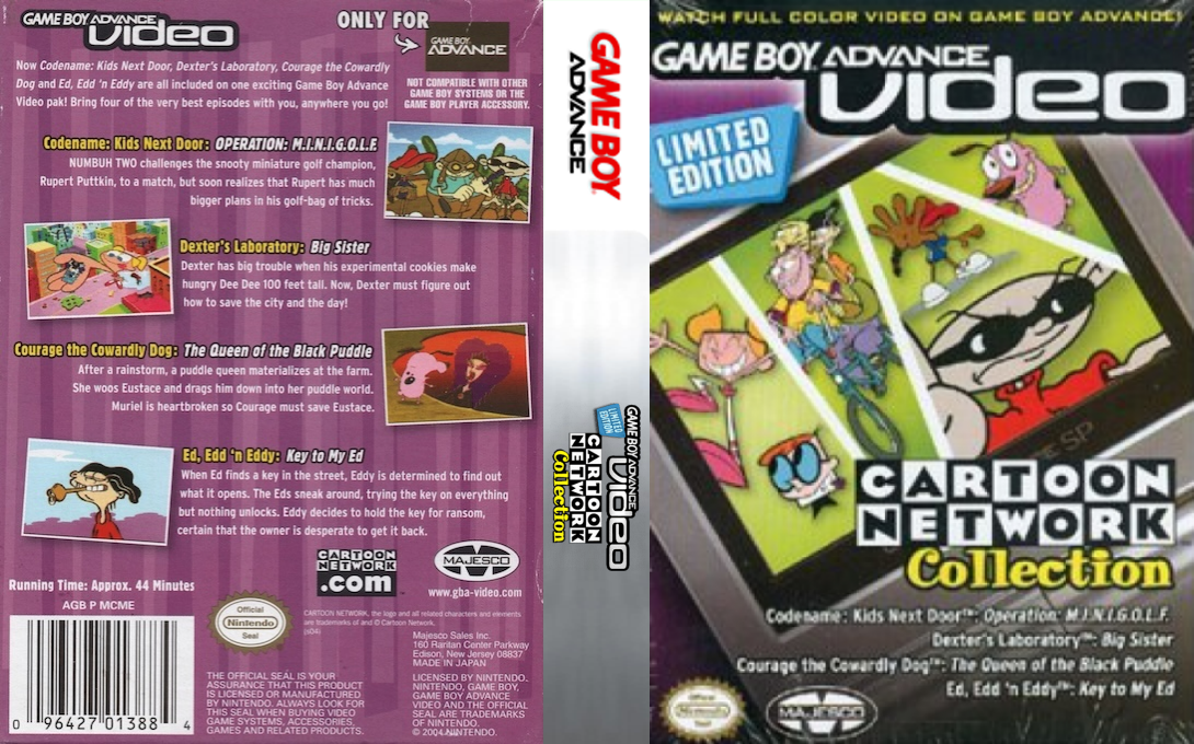 Game Boy Advance Video - Cartoon Network Collection - Limited Edition — box-texture (CUS)