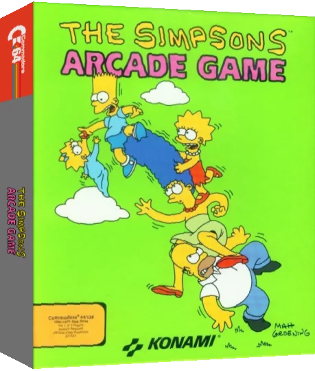 Simpsons Arcade Game, The — box-3D (US)