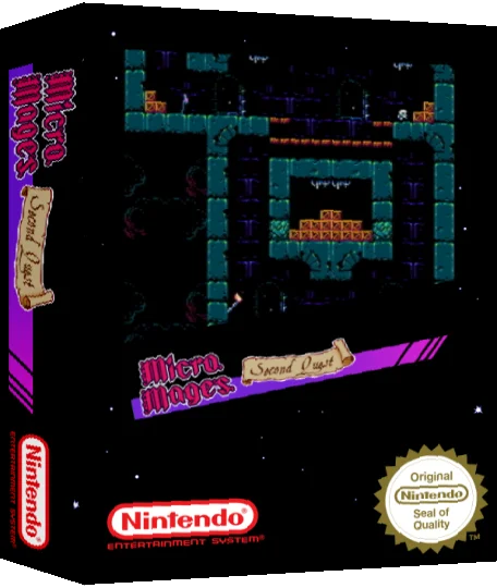 Micro Mages - Second Quest — box-3D (SS)