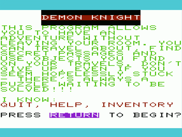 Demon Knight — sstitle (WOR)