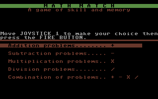 Math Match — sstitle (WOR)