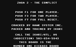 Zaga II : The Conflict — sstitle (WOR)