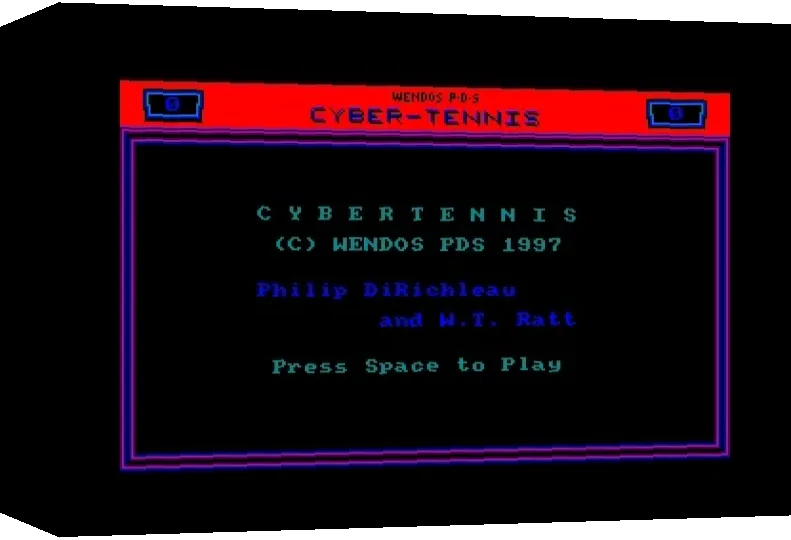 Cyber Tennis — box-3D (WOR)