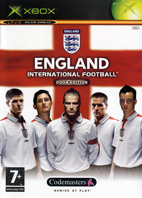 England International Football - 2004 Edition box art