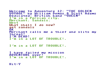 Golden Voyage — ss (WOR)