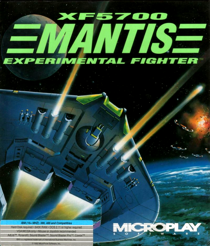 XF5700 Mantis Experimental Fighter — box-2D (EU)