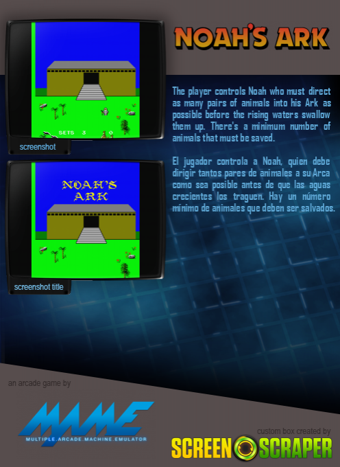 Noah's Ark — box-2D-back (SS)