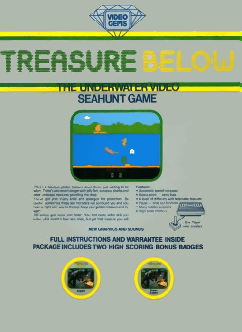 Treasure Below — box-2D-back (US)