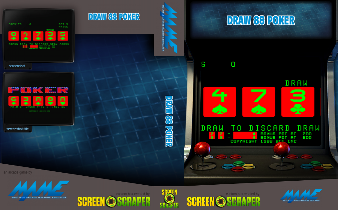 Draw 88 Poker — box-texture (SS)