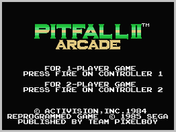 Pitfall II Arcade — sstitle (WOR)
