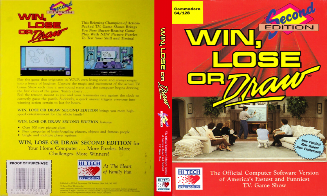 Win, Lose Or Draw - Second Edition — box-texture (US)