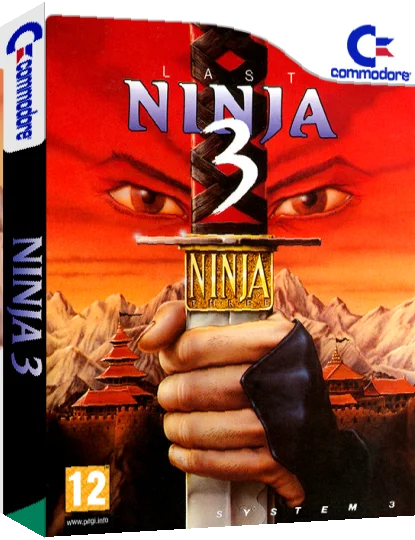 Last Ninja 3 - Real Hatred Is Timeless — box-3D (EU)