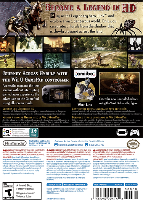 Legend of Zelda, The - Twilight Princess HD — box-2D-back (US)
