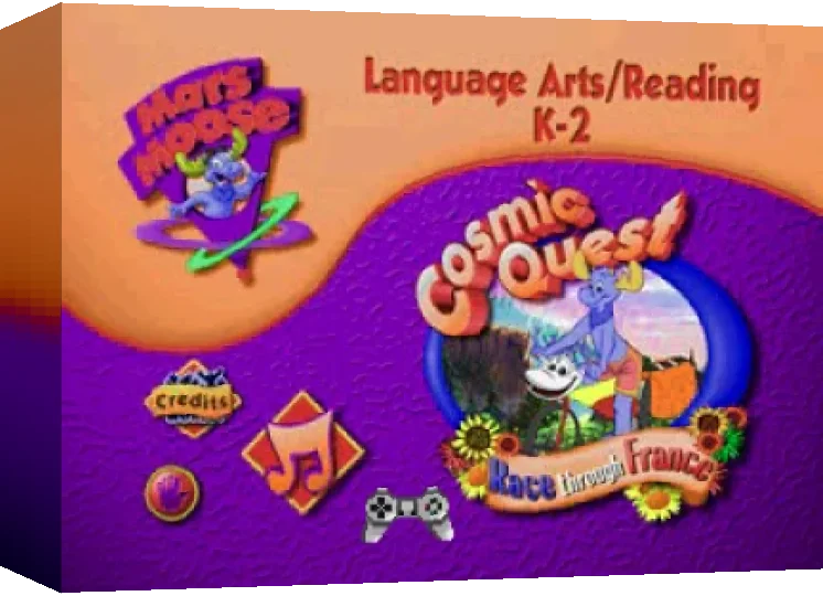 ZZZ(notgame):Mars Moose Cosmic Quest 3 - Race Through France — box-3D (US)