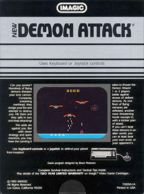 Demon Attack — box-2D-back (US)