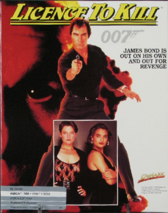 James Bond 007 - Licence to Kill box art