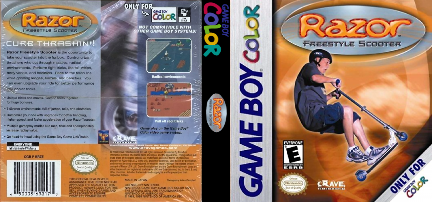 Razor Freestyle Scooter — box-texture (US)