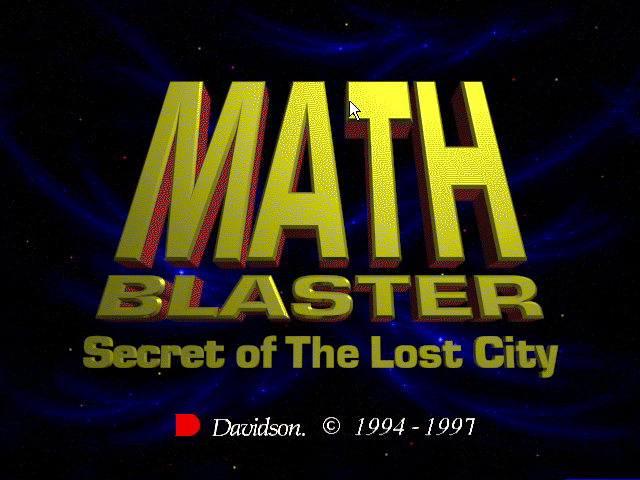 Math Blaster 2: Secret of the Lost City — sstitle (WOR)