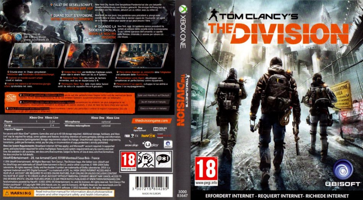 Tom Clancy's The Division — box-texture (EU)