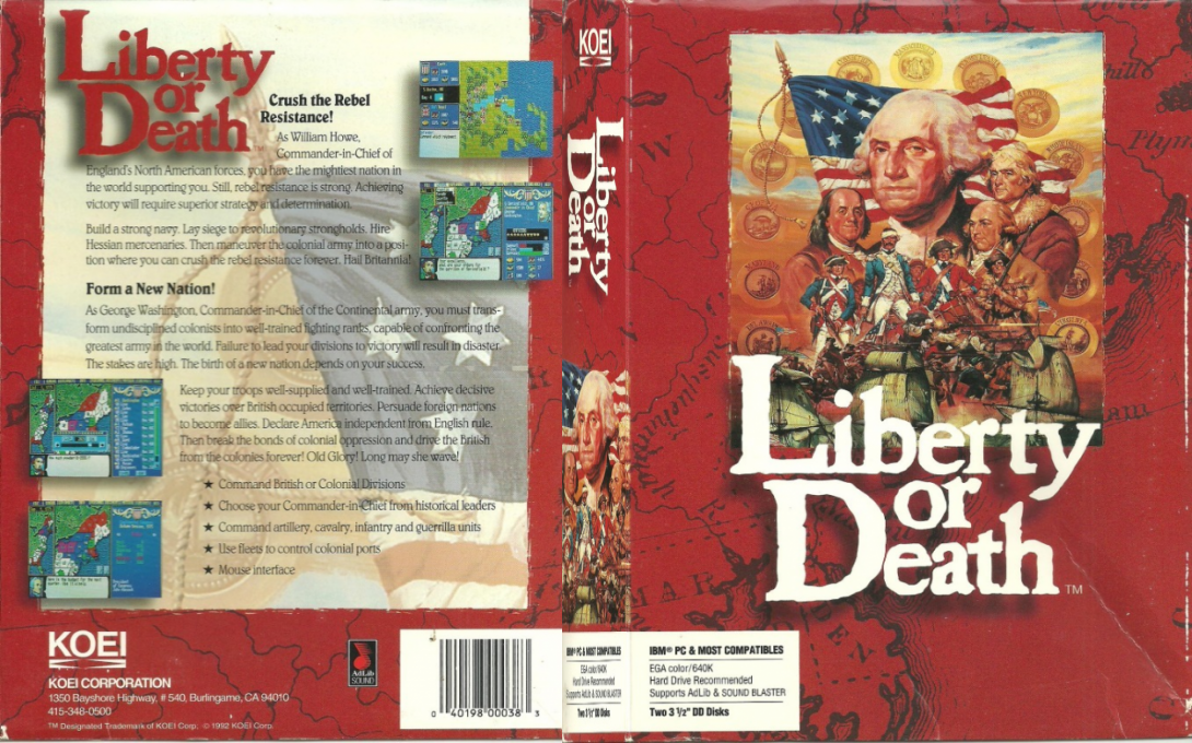 Liberty Or Death — box-texture (US)