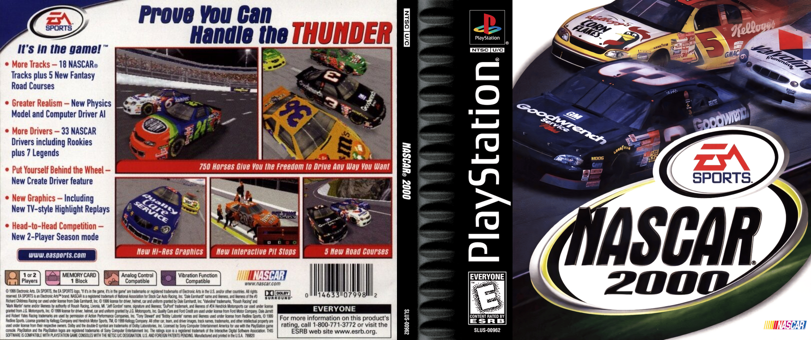 NASCAR 2000 — box-texture (US)