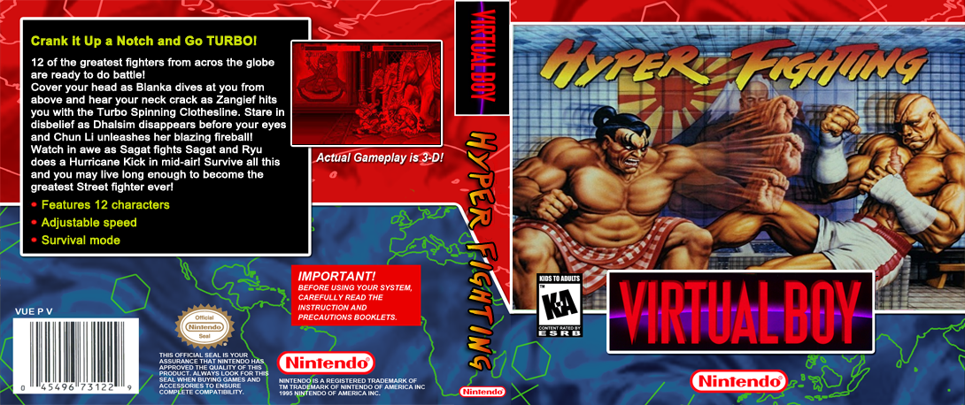 Hyper Fighting — box-texture (US)