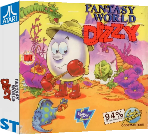 Dizzy 3 - Fantasy World Dizzy — box-3D (EU)
