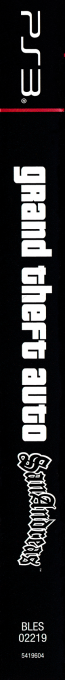 Grand Theft Auto - San Andreas — box-2D-side (EU)