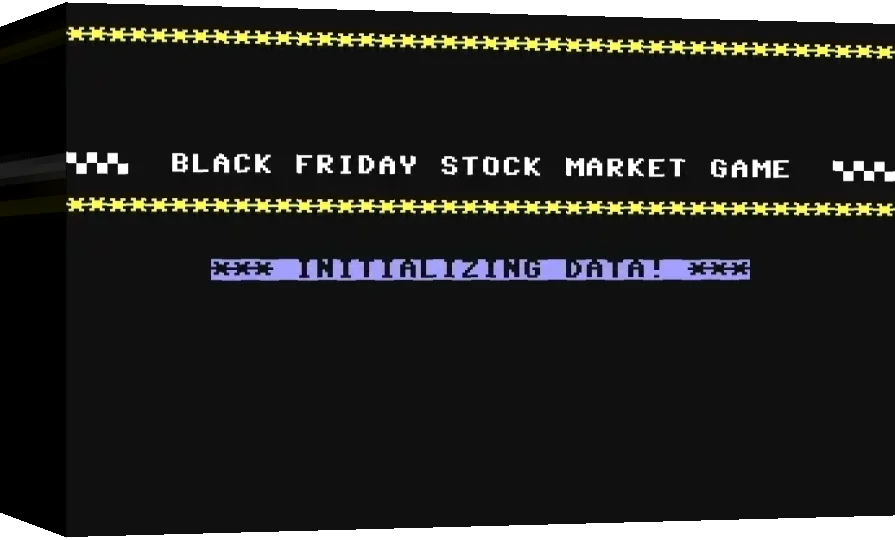 Black Friday Stock Market Game — box-3D (WOR)