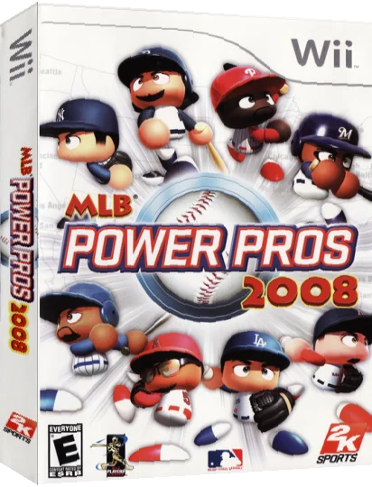 MLB Power Pros 2008 — box-3D (US)