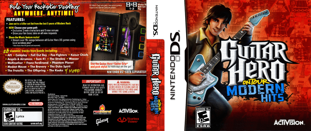 Guitar Hero - On Tour - Modern Hits — box-texture (US)