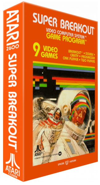 Super Breakout — box-3D (US)