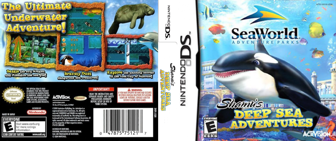 Shamu's Deep Sea Adventures — box-texture (US)