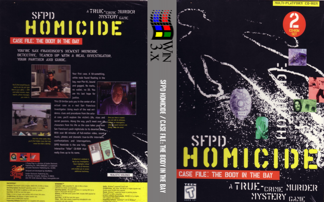 SFPD Homicide / Case File: The Body in the Bay — box-texture (WOR)