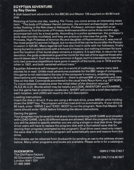 Egyptian Adventure — box-2D-back (WOR)